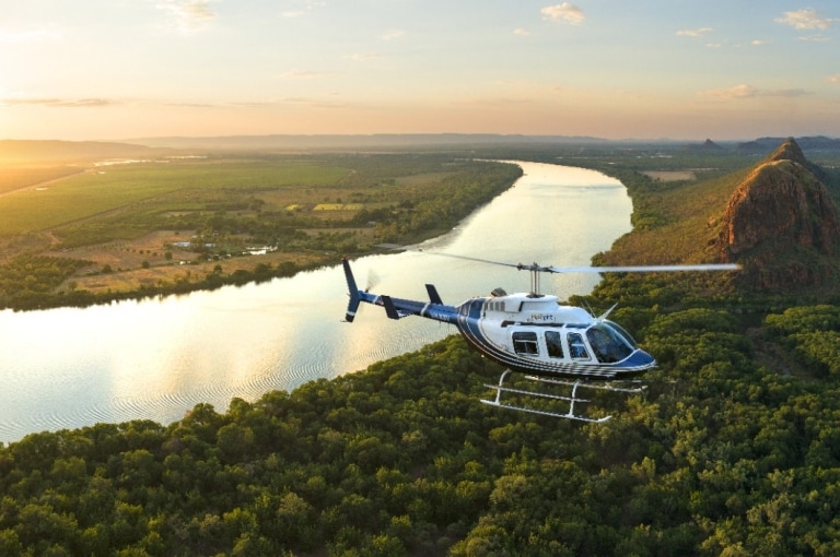 HeliSpirit, wisata memancing naik helikopter, Kimberley, WA © HeliSpirit