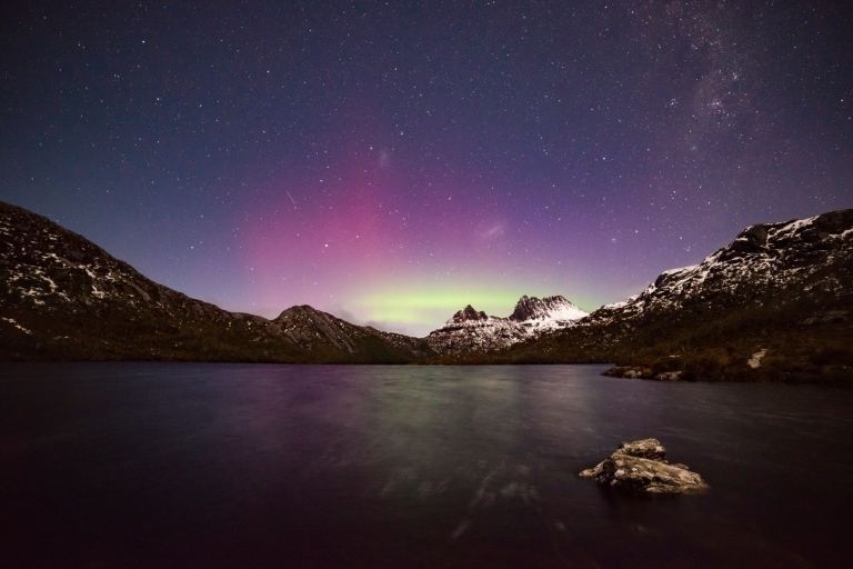 Aurora Australis, Cradle Mountain-Lake St Clair National Park, Tasmanien © Pierre Destribats