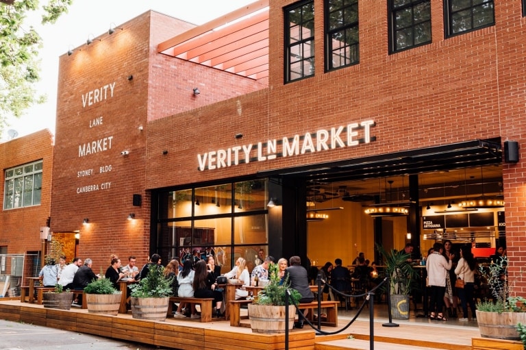 澳洲首都領地坎培拉Verity Lane Market美食廣場©Verity Lane Market