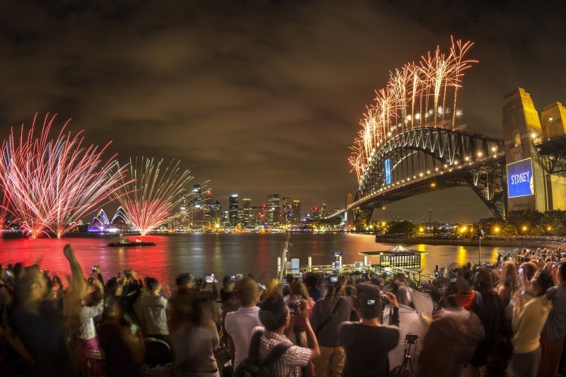 Silvester im Sydney Harbour, New South Wales © Destination NSW