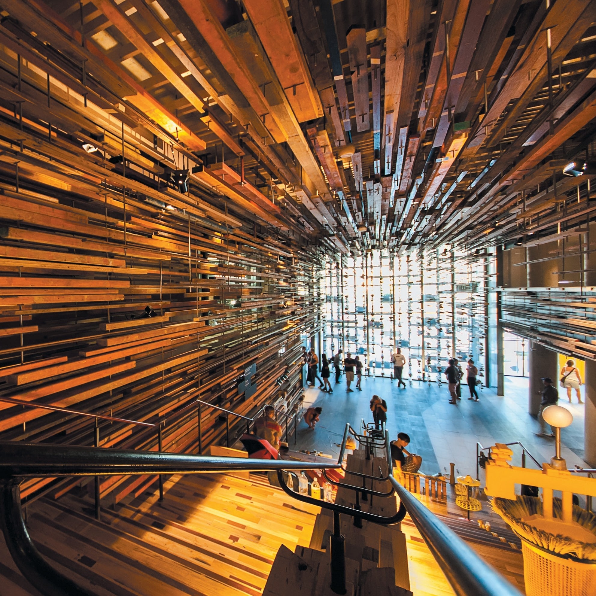  The Grand Staircase at Ovolo Nishi hotel in Canberra © VisitCanberra