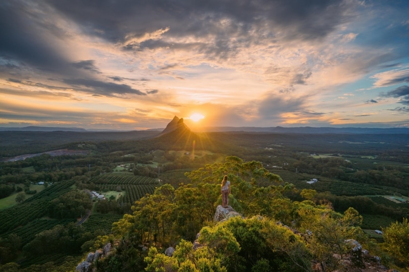 Glass House Mountains, Sunshine Coast, QLD © Tourism and Events Queensland