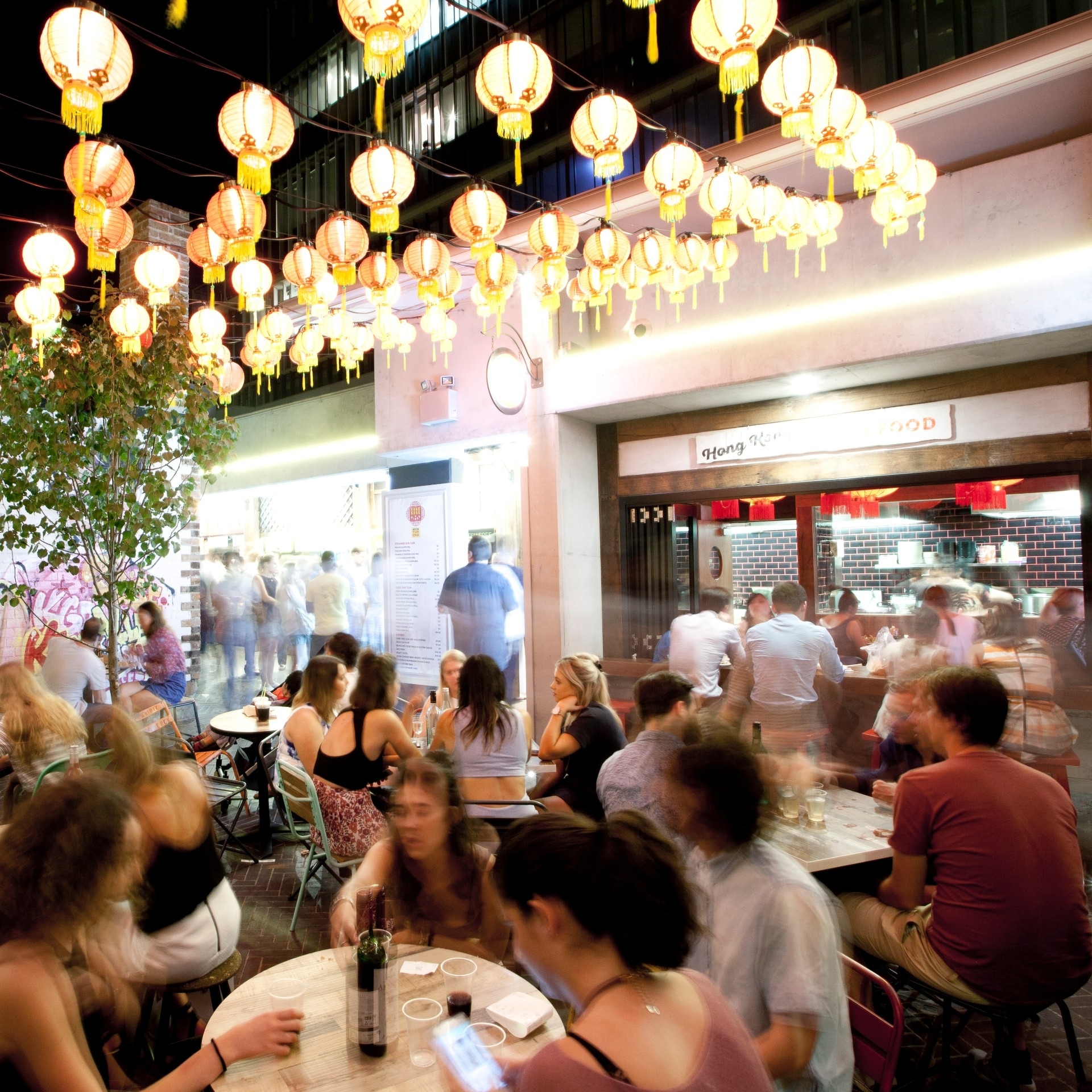 Interior of Spice Alley, Chippendale in Sydney's inner west © Destination Chippendale