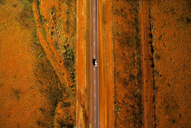 Stuart Highway, Région d'Alice Springs, NT © Sam Earp, Tourism NT