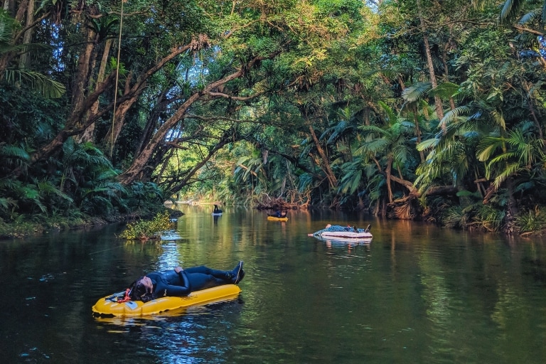 Expérience River Drift Snorkelling avec Back Country Bliss Adventures, forêt tropicale de Daintree, Queensland © Back Country Bliss Adventures