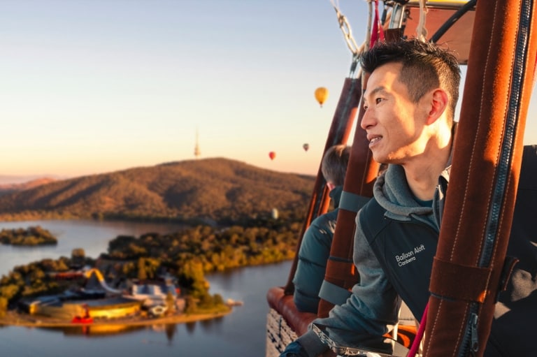 Balloon Aloft, Canberra, Australian Capital Territory © Wunderman Thompson for VisitCanberra