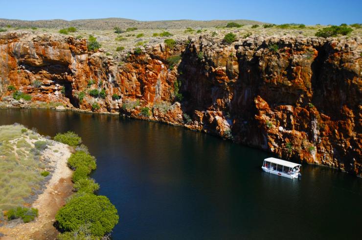 西オーストラリア州、ケープ・レンジ国立公園、ヤーディー・クリーク峡谷 © Australia’s Coral Coast 西オーストラリア州、ケープ・レンジ国立公園、ヤーディー・クリーク峡谷 © Australia’s Coral Coast