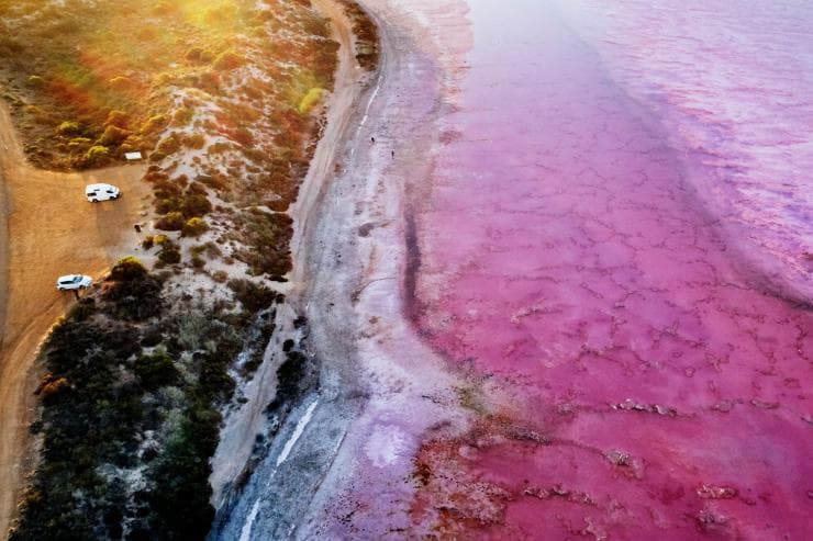 西オーストラリア州、コーラル・コースト、ハット・ラグーン © Tourism Western Australia 西オーストラリア州、コーラル・コースト、ハット・ラグーン © Tourism Western Australia