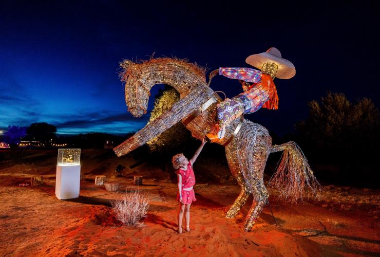 Parrtjima - A Festival in Light 2019, Alice Springs, Territoire du Nord © © Tourism Northern Territory/Northern Territory Major Events